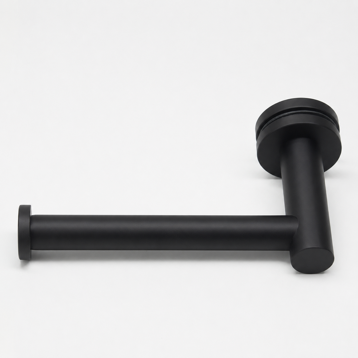 Toilet roll holder in Matt Black 